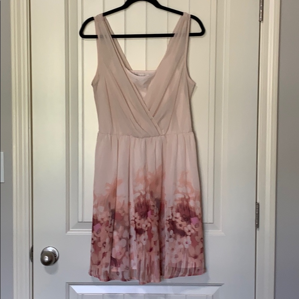 LC Lauren Conrad floral mini dress. Size 10.